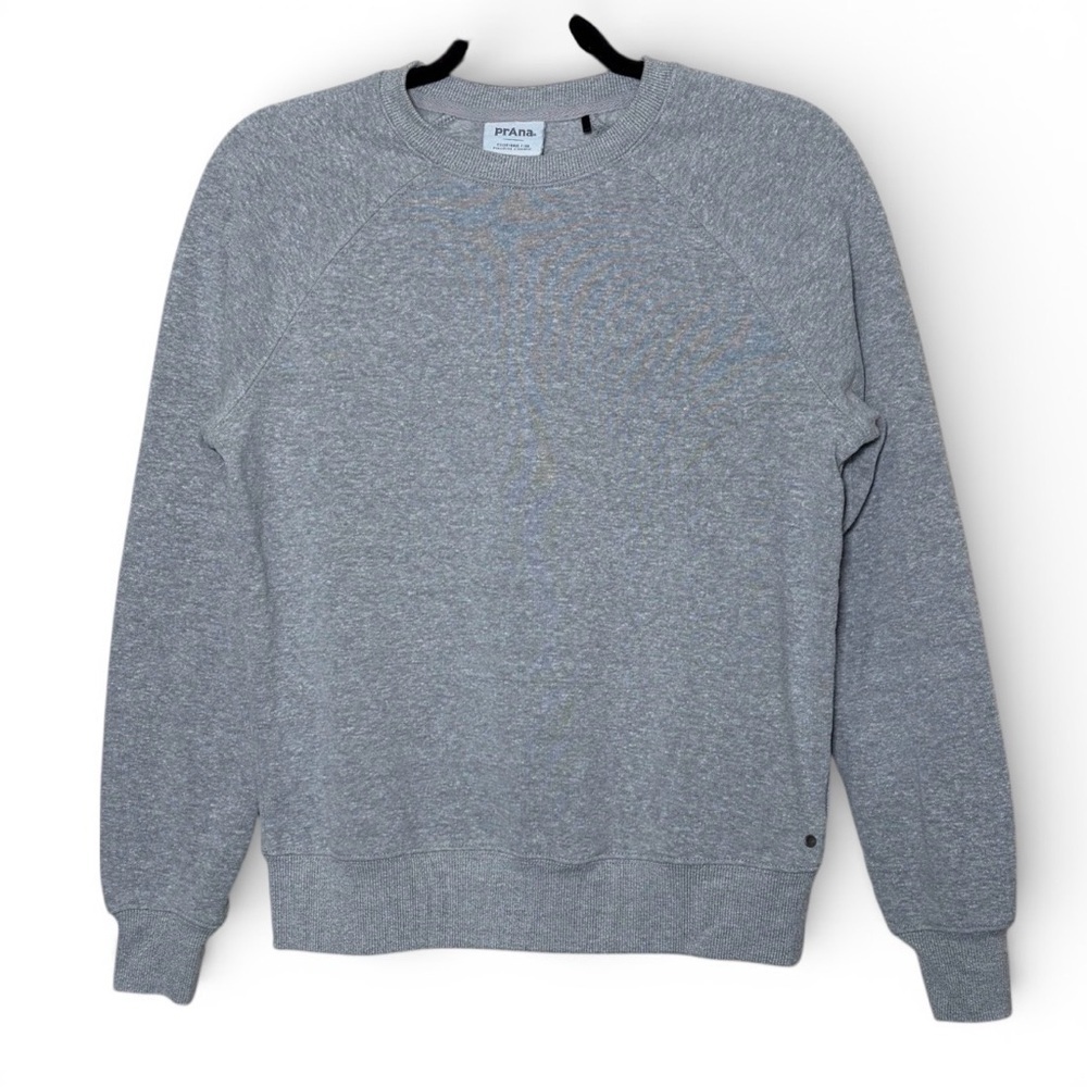 Prana Fleece Crewneck Sweatshirt Grey Size XS